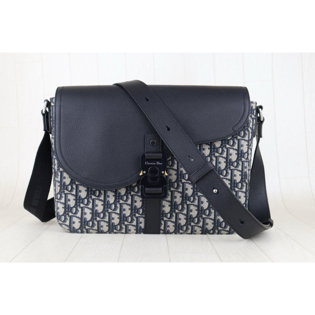 Very Good ( Rank A)｜   Dior Trotter Obilque Jacquard Saddle Shoulder Bag ｜S25090101