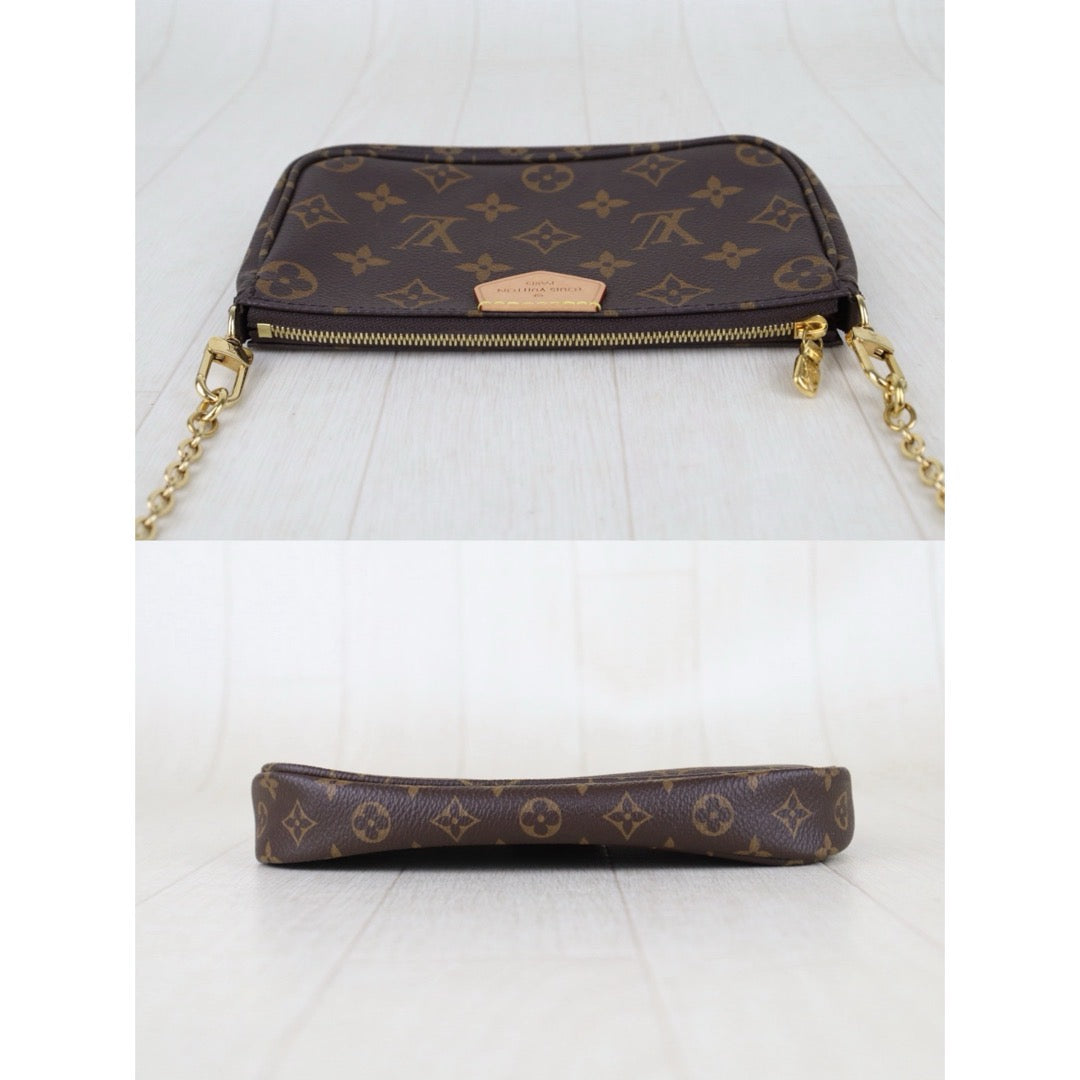 Include Entrupy Certificate of Authenticity｜Very Good ( Rank A)｜Louis Vuitton Monogram Multiti Pochette Accessoire  IC Chips Model ｜S26071804
