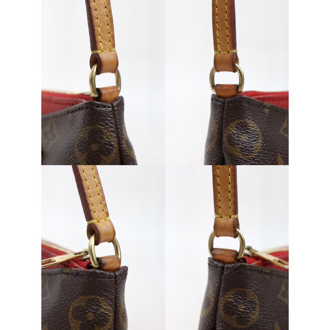 Rank AB ｜LV Monogram Pallas Nano Mini Handbag With Shoulder Bag｜S24052215