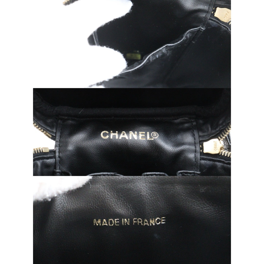 Very Good ( Rank A) ｜ CHANEL Caviar Skin Vanity Handbag  Made In 2002～2003Year ｜25112108