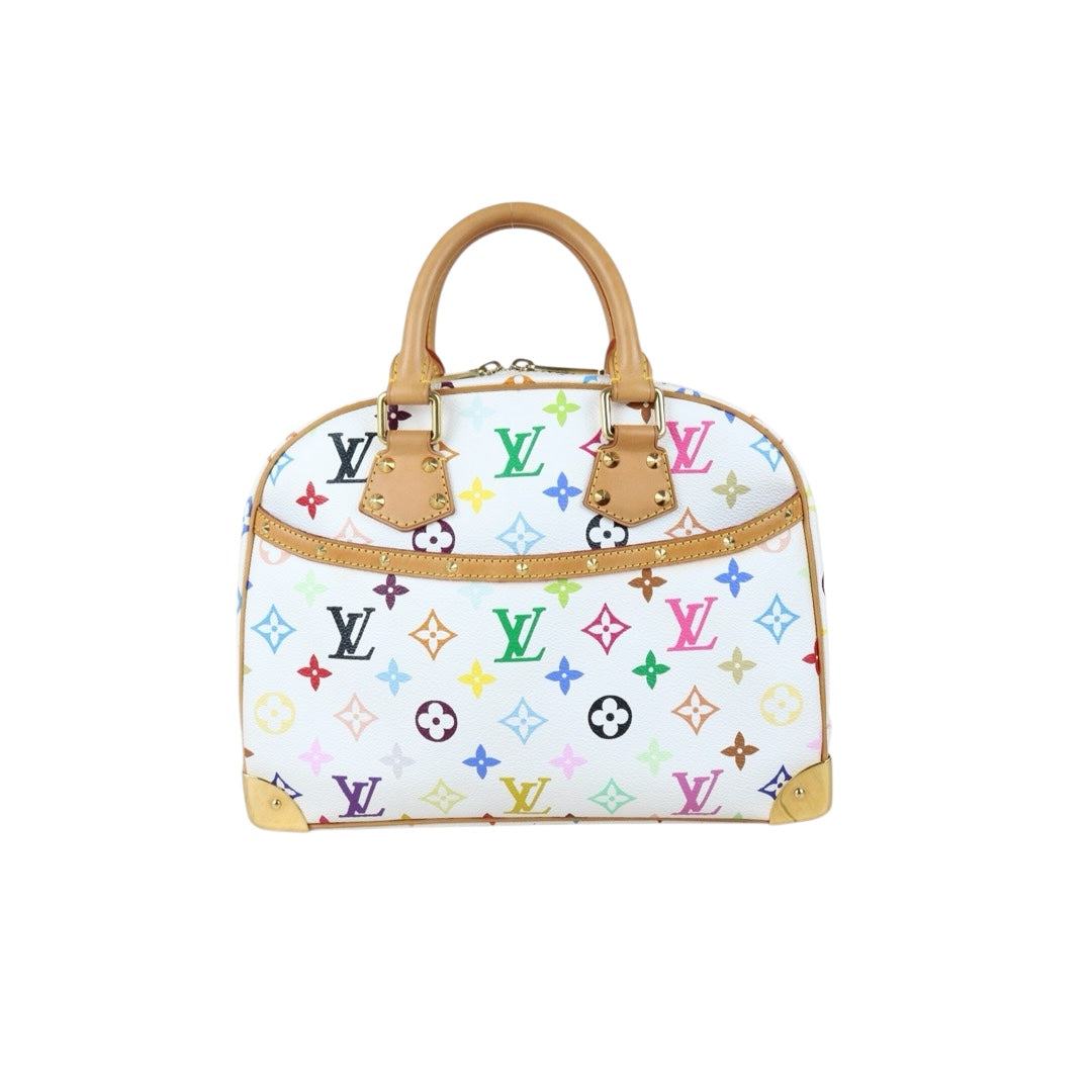 Include Entrupy Certificate of Authenticity｜Very Good ( Rank A)｜ Louis Vuitton Takashi Murakam Multi Monogram Trouville Hand Bag｜S26040805
