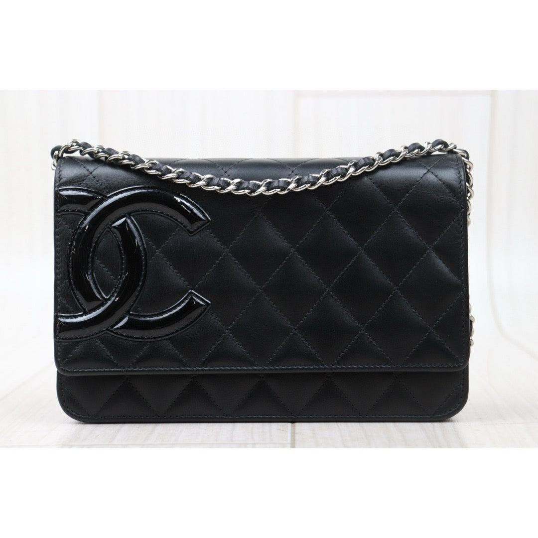 Very Good ( Rank A) ｜ CHANEL Cambon Line Chain Shoulder Bag Black  Made In 2013-2014 Year｜S24121011