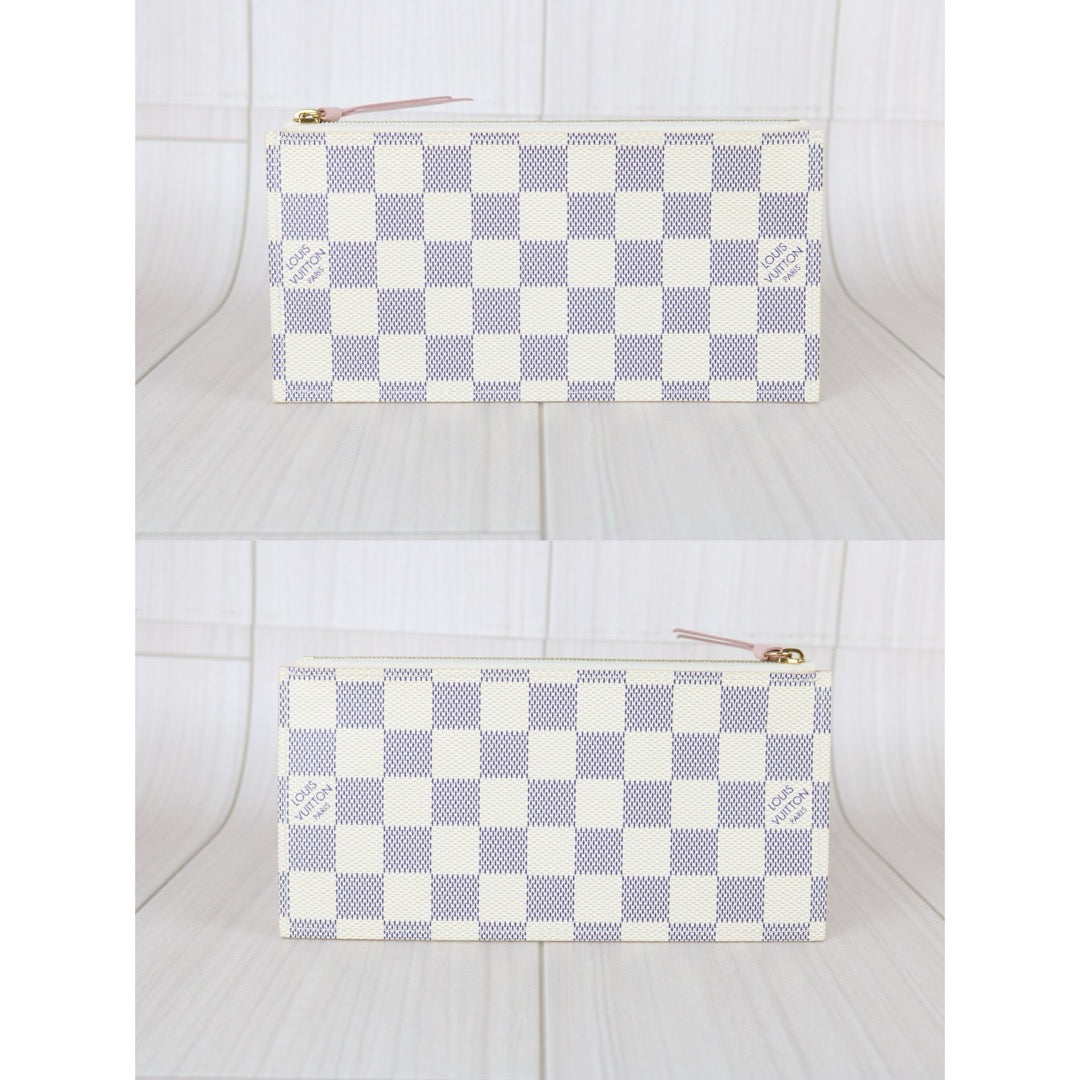 Very Good ( Rank A)｜LV Damier Azur Pochette Felicie Shoulder Bag IC Chips Model ｜S25070203