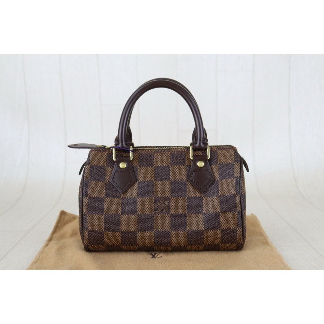 Include Entrupy Certificate of Authenticity｜Excellent（Rank SA） ｜ Louis Vuitton Damier Mini Speedy  Hand Bag｜H26100701