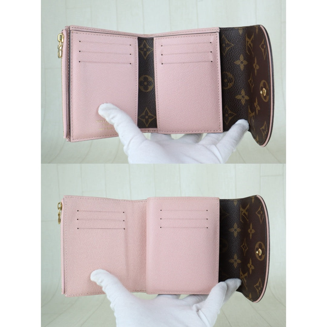 Include Entrupy Certificate of Authenticity｜Good ( Rank AB)｜ Louis Vuitton Monogram Ariane Wallet Rose Ballerine｜S26090409