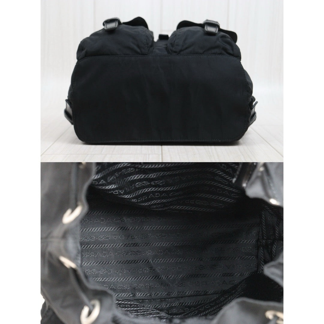 Include Entrupy Certificate of Authenticity｜Good ( Rank AB)｜Prada Nylon Backpack Small  Black｜26061809