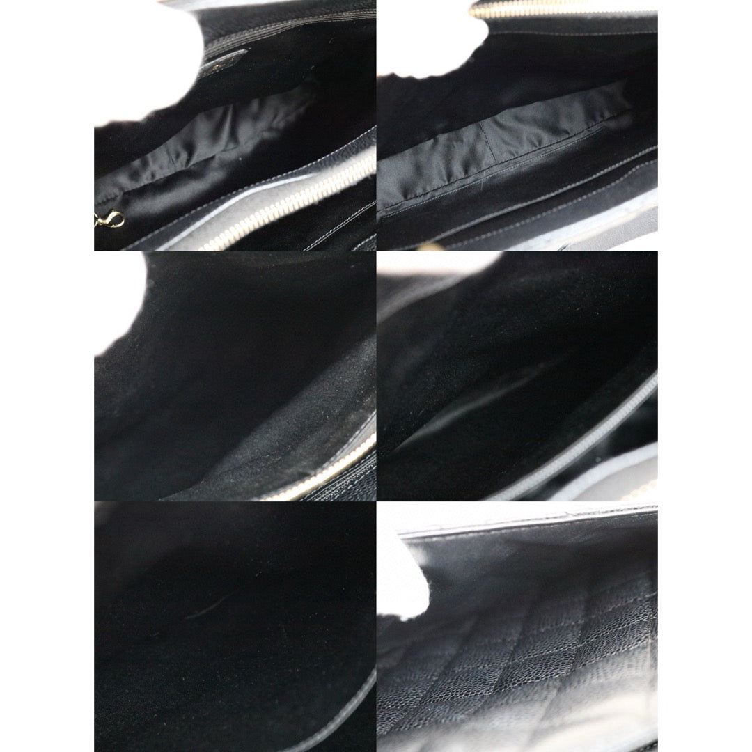 Good ( Rank AB)｜ CHANEL Matrasse GST Chain Tote Bag Caviar Skin Black  Made In 2011 Year｜S24111811
