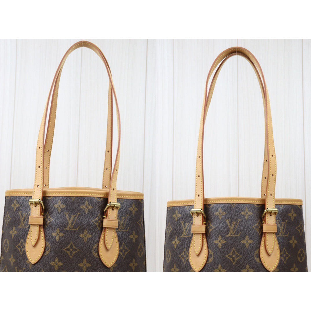Rank A ｜ LV Monogram Petit Bucket PM Tote Bag ｜24050803