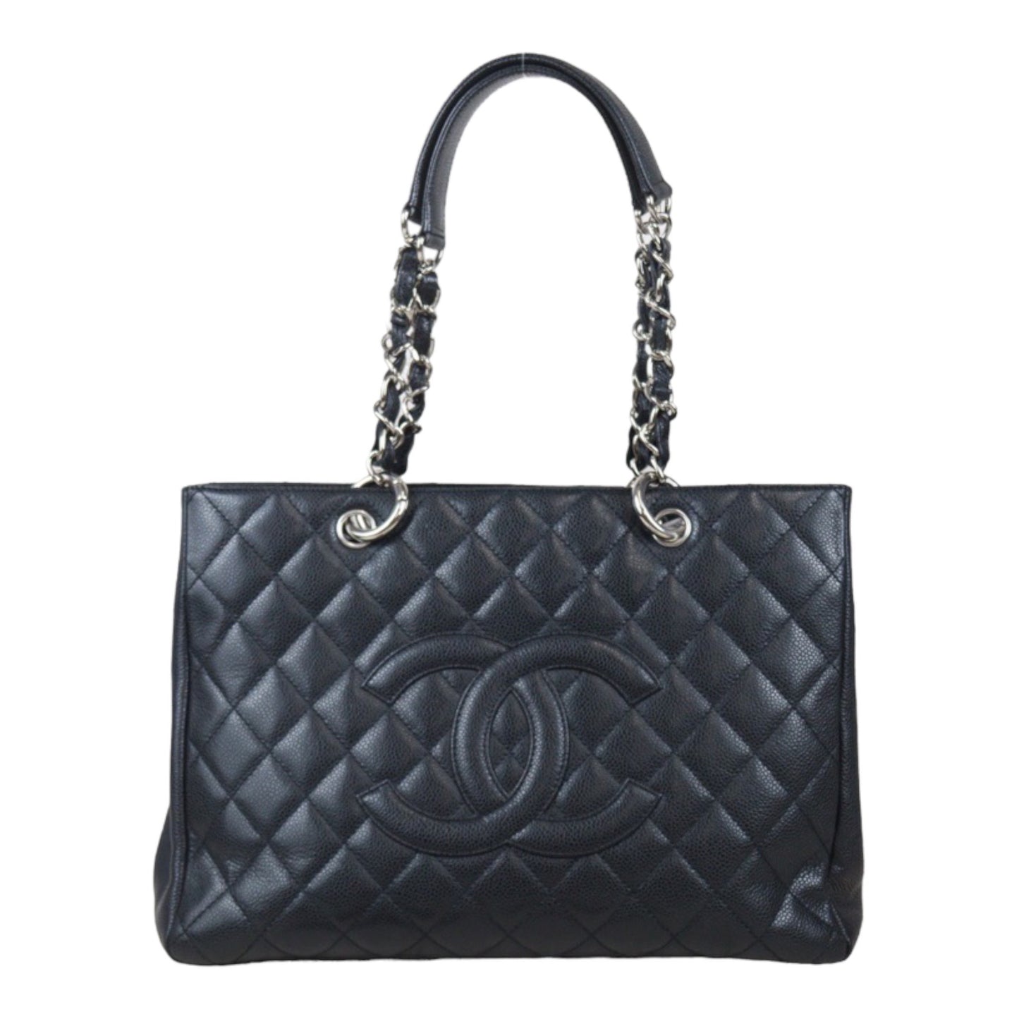 Rank AB ｜ CHANEL Matrasse GST Chain Tote Bag Caviar Skin Black ｜23100609