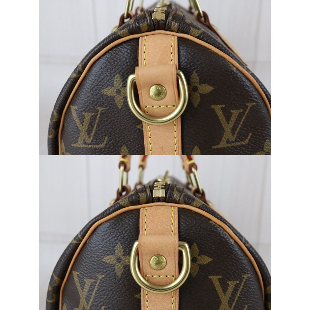 Include Entrupy Certificate of Authenticity｜Very Good ( Rank A)｜ Louis Vuitton Monogram Speedy 25 Hand Bag With Shoulder Strap ｜X26040820