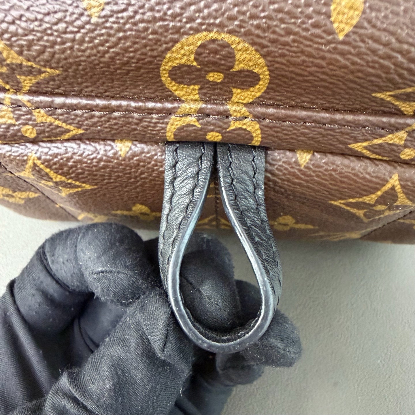 Include Entrupy Certificate of Authenticity｜Good ( Rank AB)｜  Louis Vuitton Monogram Coated Canvas Mini Palm Springs Backpack