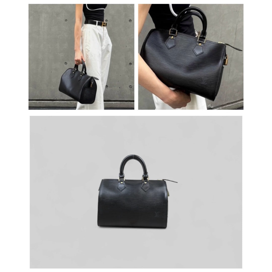 Very Good ( Rank A)｜ LV Epi Speedy 25 Hand Bag Black｜25050226