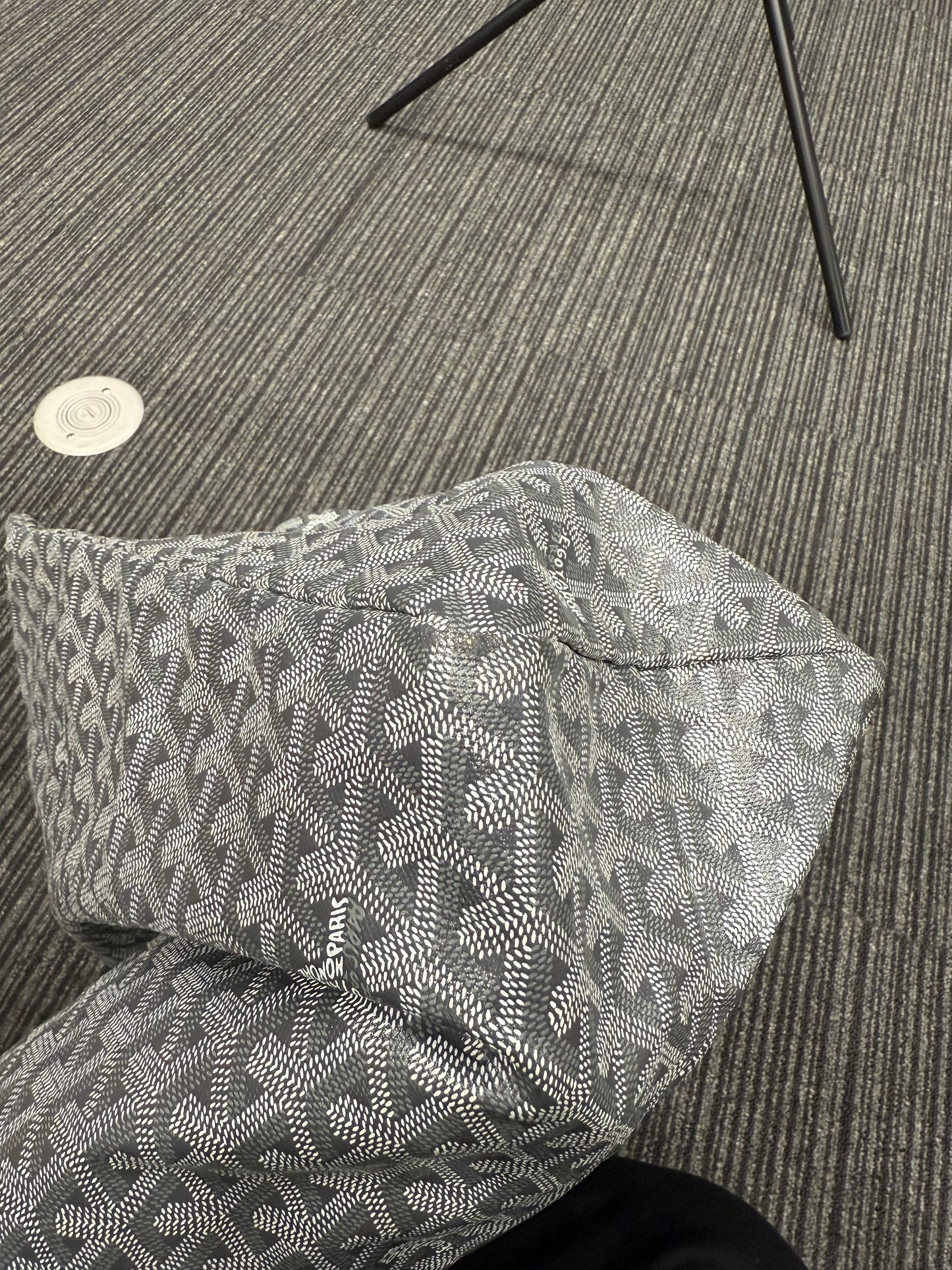 First installment 1/3｜Good ( Rank AB)｜ Goyard Saint-Louis GM Tote Bag Grey｜S24111213