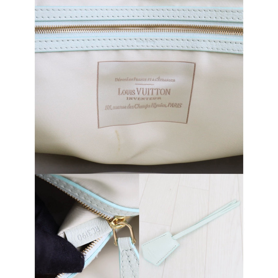 Good ( Rank AB) ｜ LV Monogram Denim  Brown Hand Bag ｜S25091505