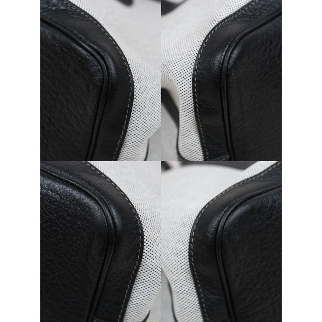 Good ( Rank AB)｜ HERMES Garden Party PM Handbag Black□H Stamp Made In 2004 Year｜25102301