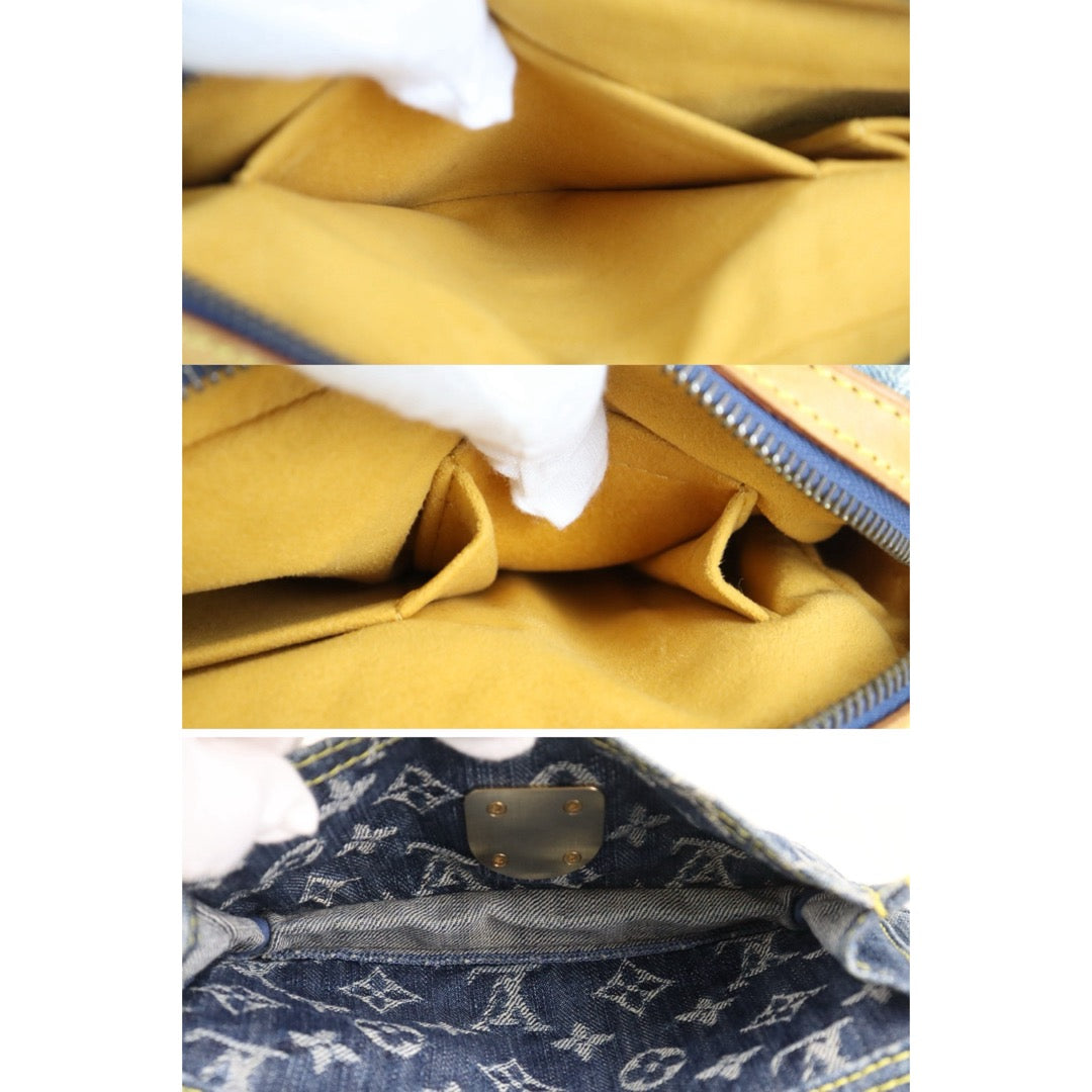 Include Entrupy Certificate of Authenticity｜Good ( Rank AB)｜Louis Vuitton Monogram  Denim Bum Bag  ｜S26090746