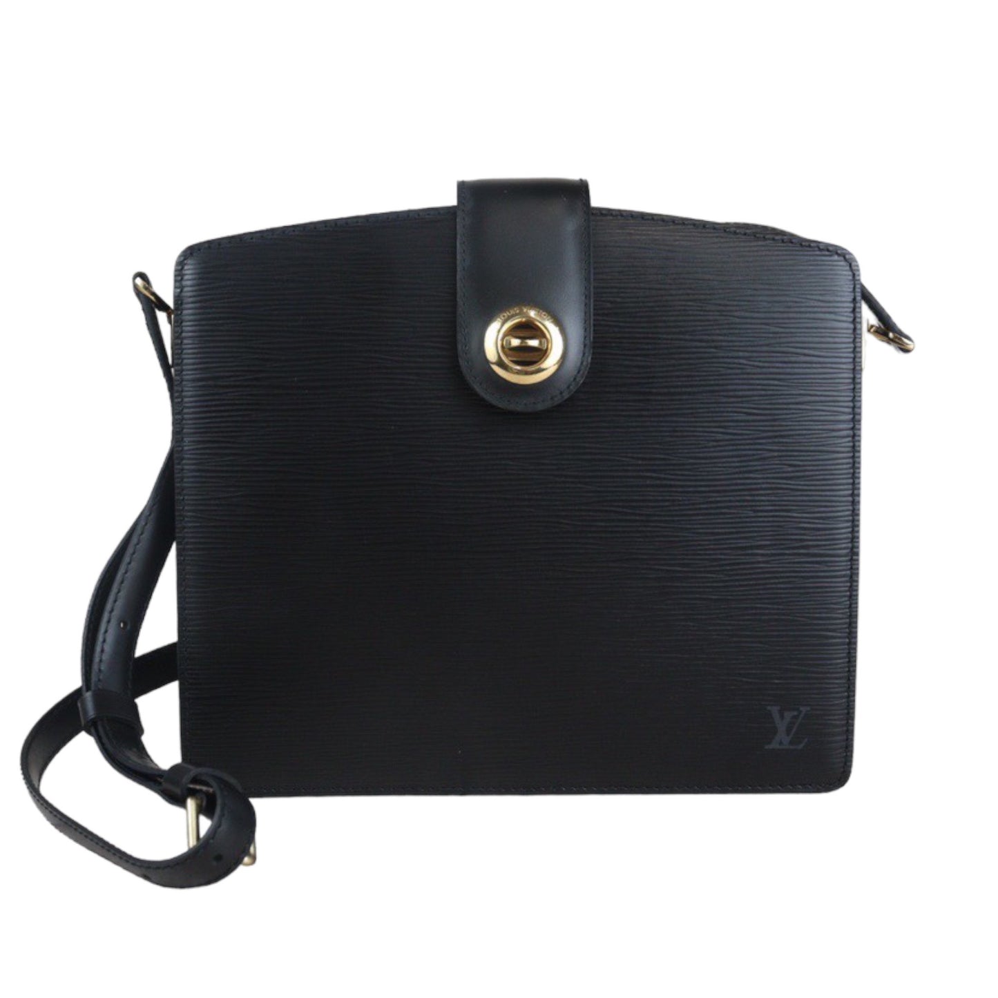 Rank A｜ LV Epi Shoulder Bag Black｜23090720