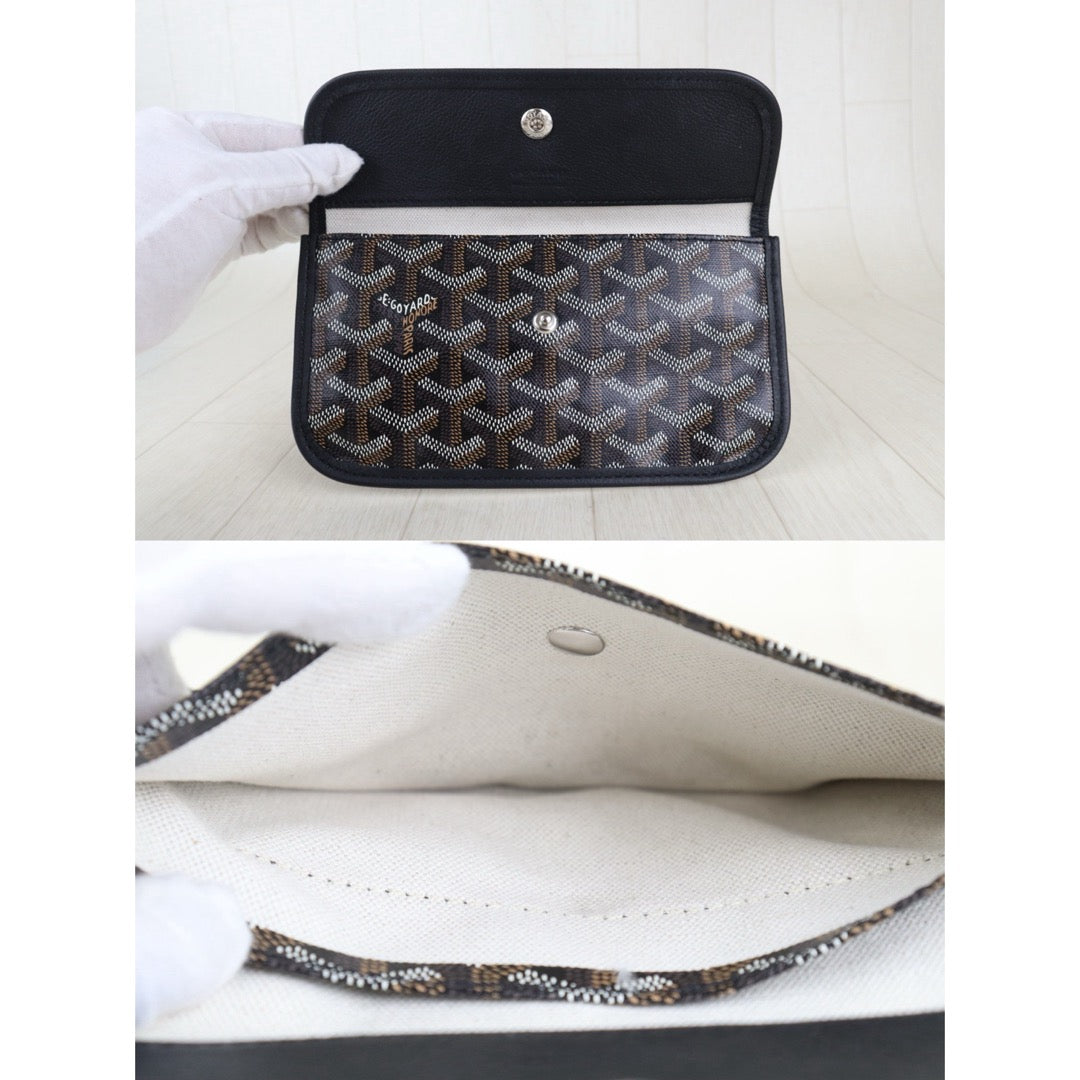 Include Entrupy Certificate of Authenticity｜Very Good ( Rank A)｜ Goyard Boheme Hobo Black｜S26022615