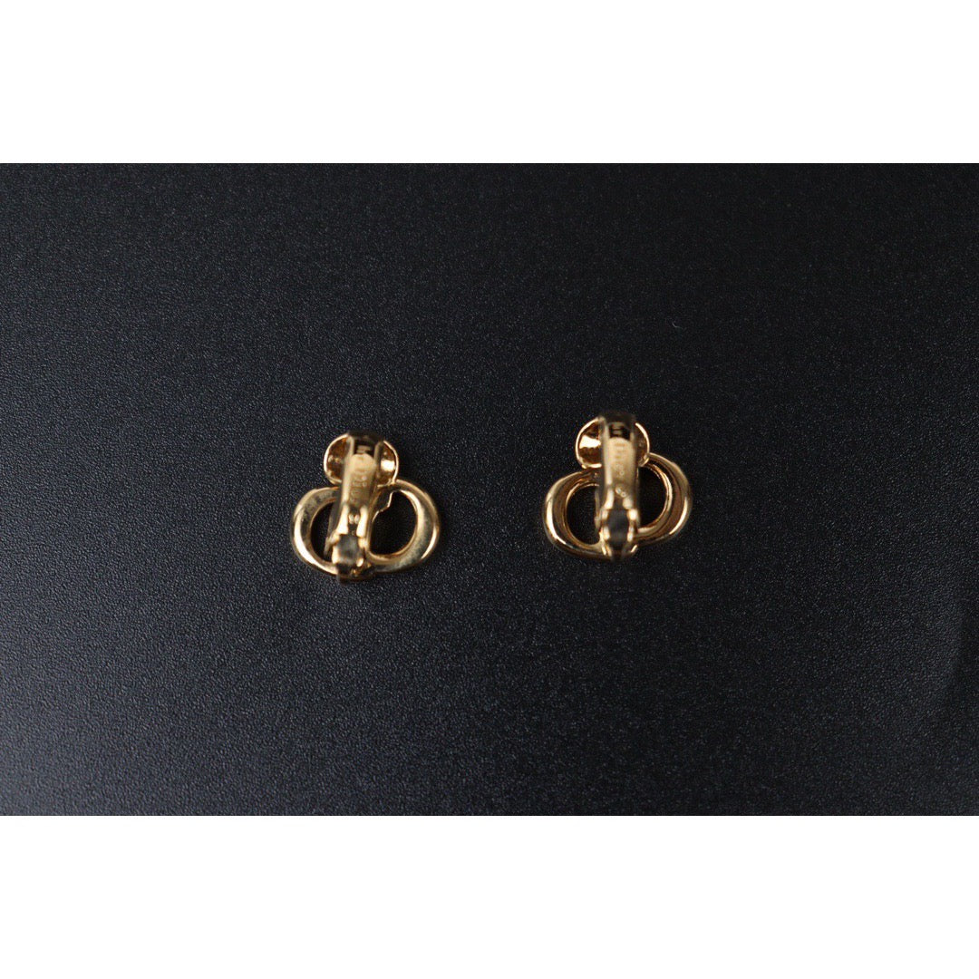 Rank A ｜ Dior CD Earring Gold Plated｜24061331