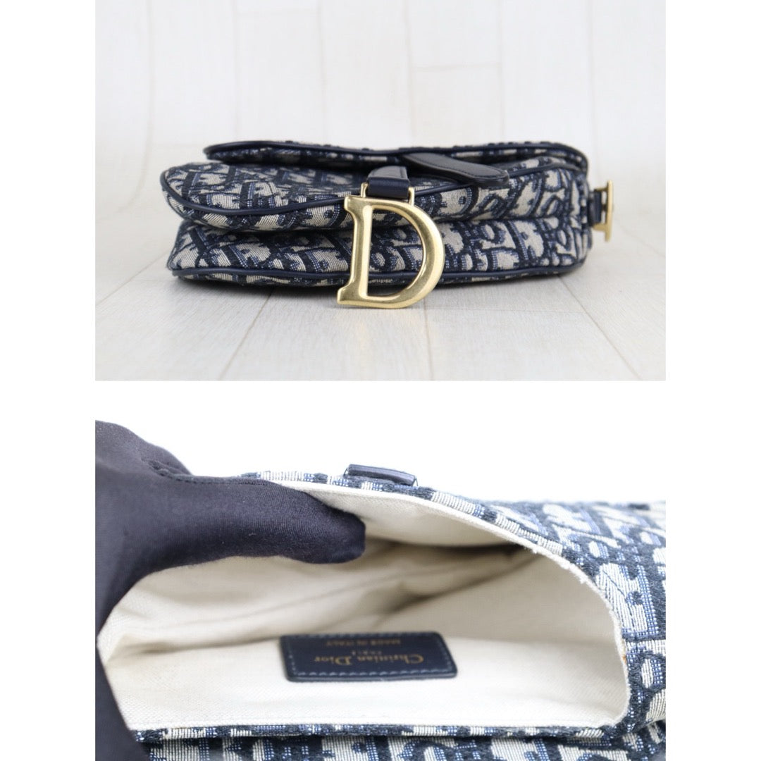 Very Good ( Rank A)｜Dior Trotter Saddle Shoulder Bag Small｜H25052610