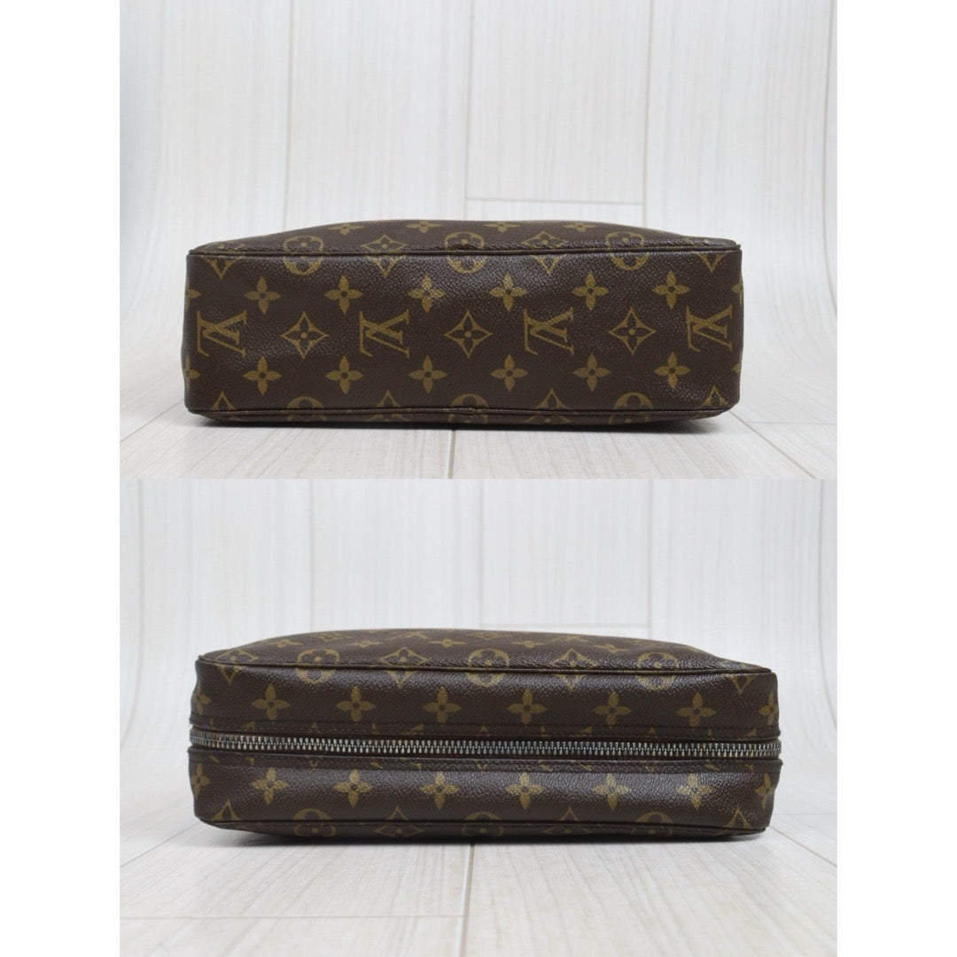 Include Entrupy Certificate of Authenticity｜Good ( Rank AB)｜ Louis Vuitton Truth Toilet 28 Monogram Makeup Pouch｜26071602