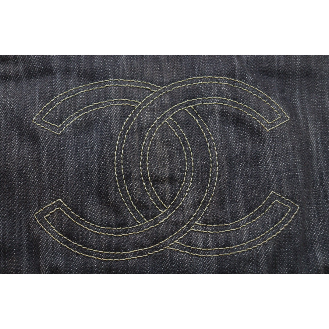 Good ( Rank AB)｜ CHANEL  Denim Blue Shoulder Bag Made in 2005-2006 Year｜P25012208