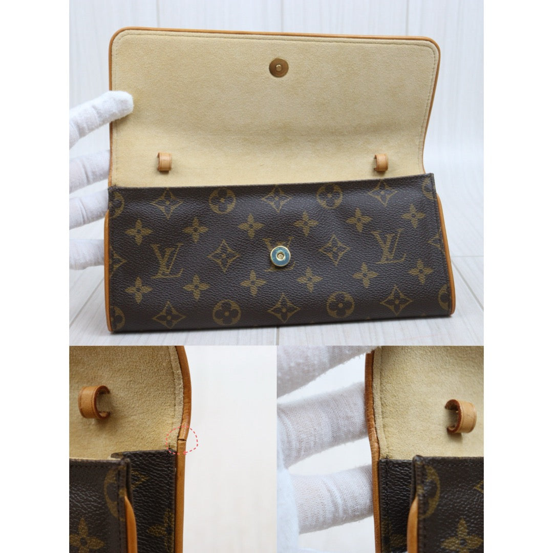 Include Entrupy Certificate of Authenticity｜Good ( Rank AB)｜ Louis Vuitton Monogram Pochette Twin GM Shoulder Bag｜26042001