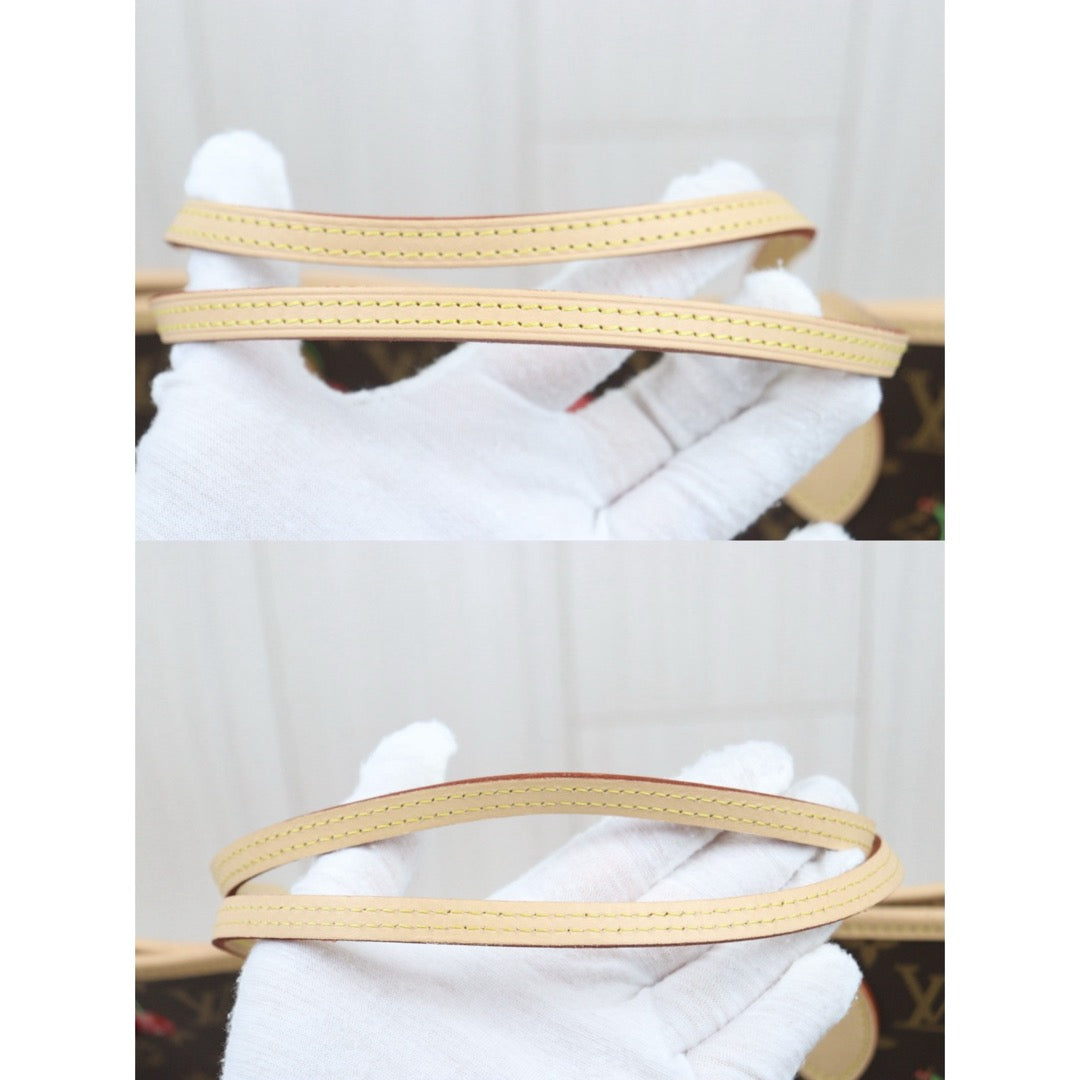 Brand New ( Rank N)｜Full Set LV Takashi Murakam Cherry Monogram Neverfull MM Shoulder Bag Limited Edition IC Chips Model ｜S25080601