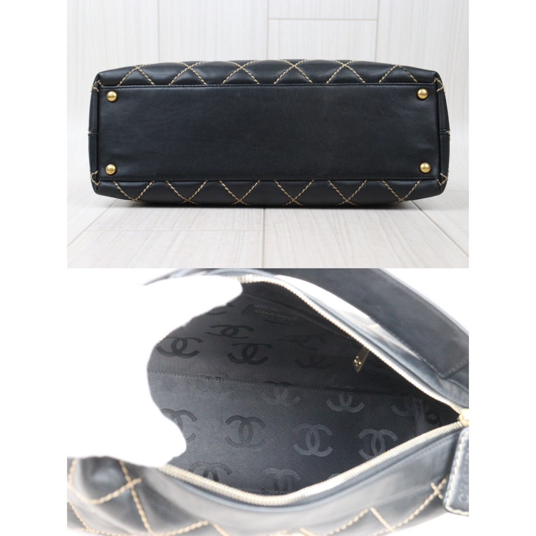 Rank A｜ CHANEL Calf Leather Shoulder Bag  Made In 2003～2004Year｜24050611