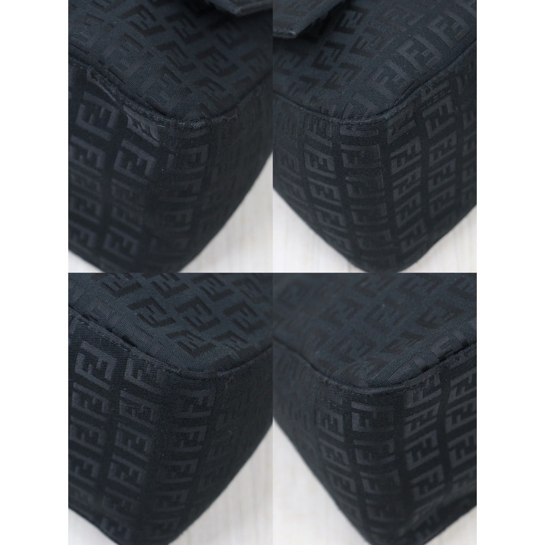 Rank A｜ FENDI Mamma Baguette Shoulder Bag Black ｜V24052304