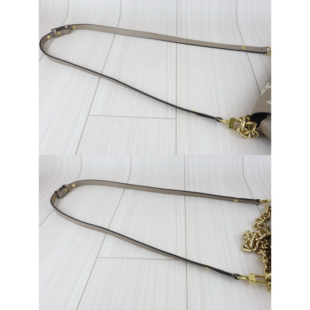 Very Good ( Rank A)｜ LV Monogram Favorite MM Shoulder Bag Etoupe Gray IC Chips Model｜W25110601