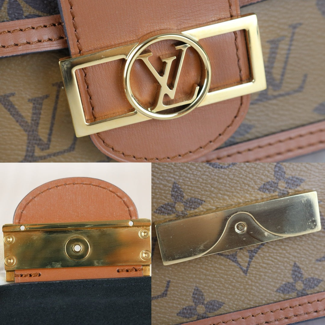 Very Good ( Rank A) ｜LV Monogram Reverse Dauphine Mini WOC Chain Shoulder Bag  IC Chips Model｜S25092402