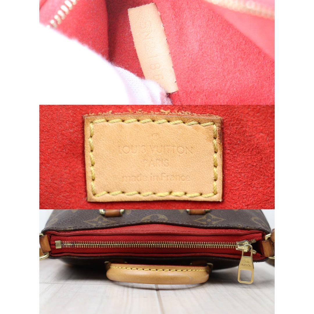 Rank AB ｜LV Monogram Pallas Nano Mini Handbag With Shoulder Bag｜S24052215