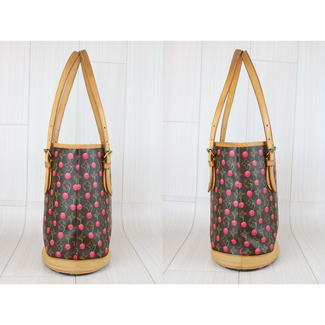 Good ( Rank AB)｜ LV Takashi Murakam Cherry Monogram Petit Bucket PM Tote Bag｜J25010901