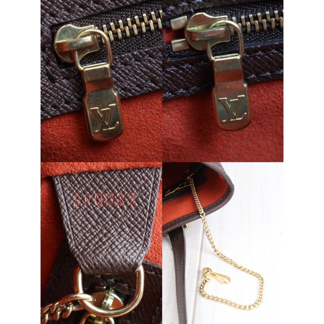 Rank A｜LV Damier Male Handbag With Pouch｜23102113