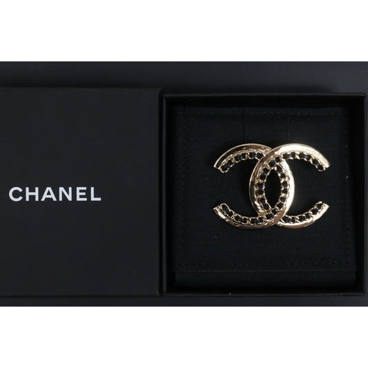 Include Authentic Detective Certificate of Authenticity｜Very Good ( Rank A)｜ CHANEL B22P Coco Mark Matrasse Brooch Made In 2022Year ｜S26060603