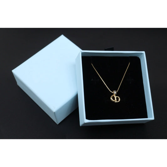 Include Authentic Detective Certificate of Authenticity｜Good ( Rank AB) ｜ Dior CD  Rhinestone Necklace ｜26040211