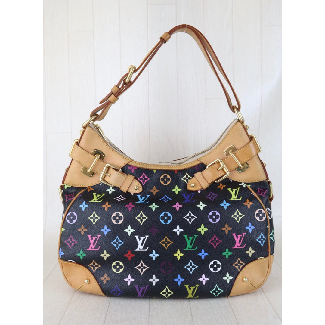 Include Entrupy Certificate of Authenticity｜Good ( Rank AB)｜Louis Vuitton Monogram Takashi Murakam Multicolor Greta ShoulderBag｜Z26091612