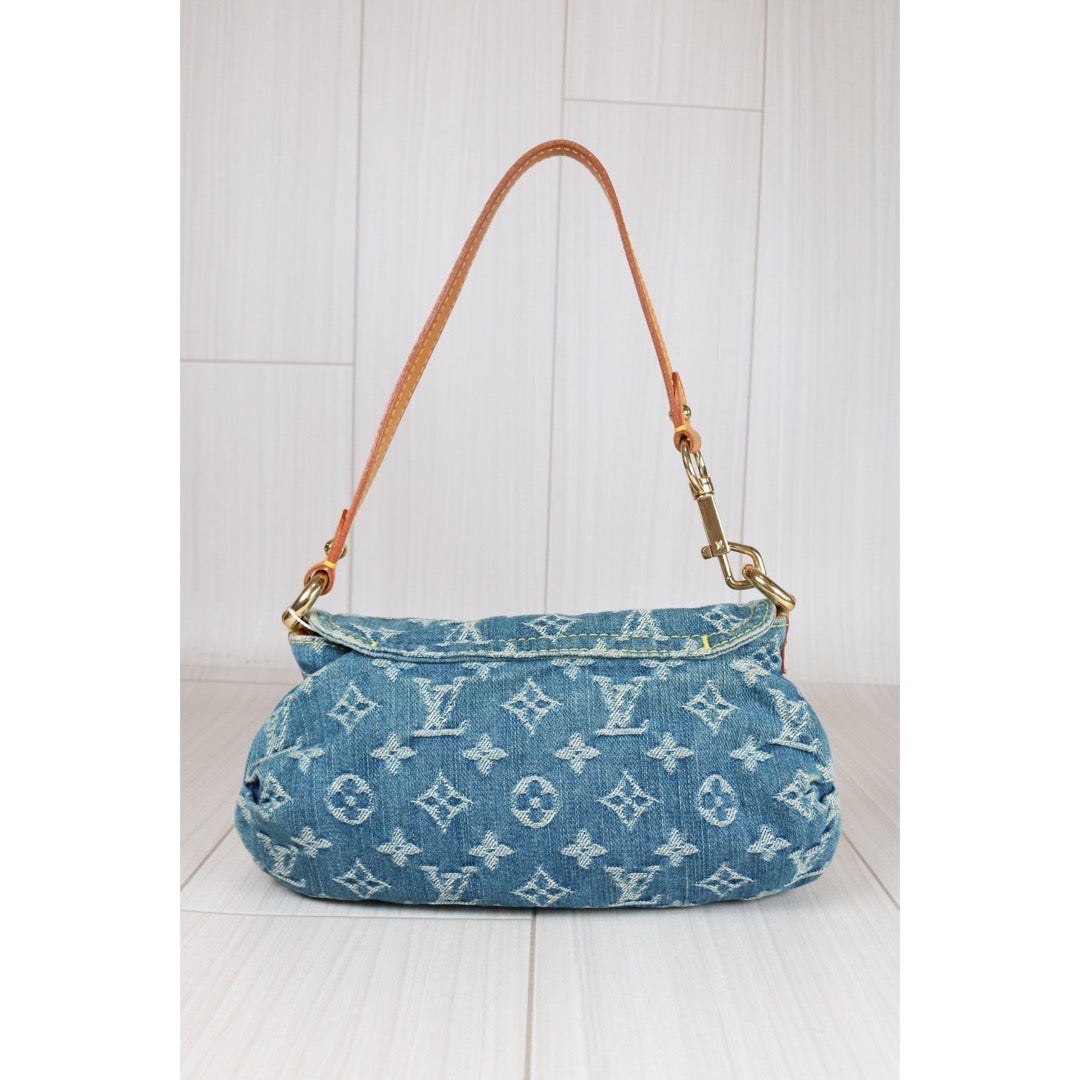 Rank AB ｜  LV Monogram Denim  Shoulder Bag  ｜S24070903