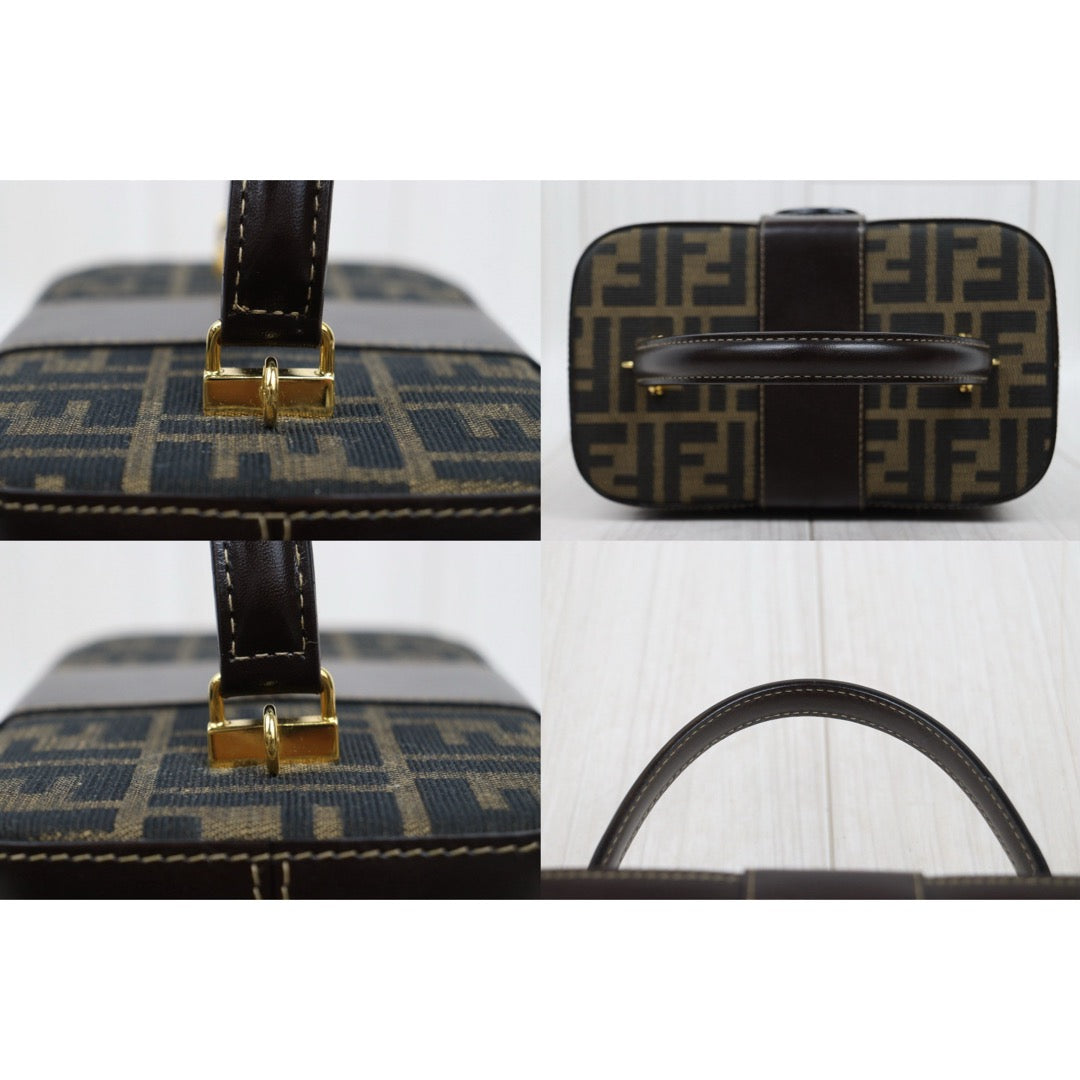 Very Good ( Rank A)｜ FENDI Zucca Vanity 2way Handbag Shoulder Bag｜25121102