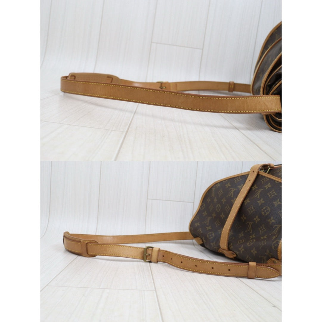 Include Entrupy Certificate of Authenticity｜Good ( Rank AB) ｜ Louis Vuitton Monogram Saumur 35 Shoulder Bag｜26101403