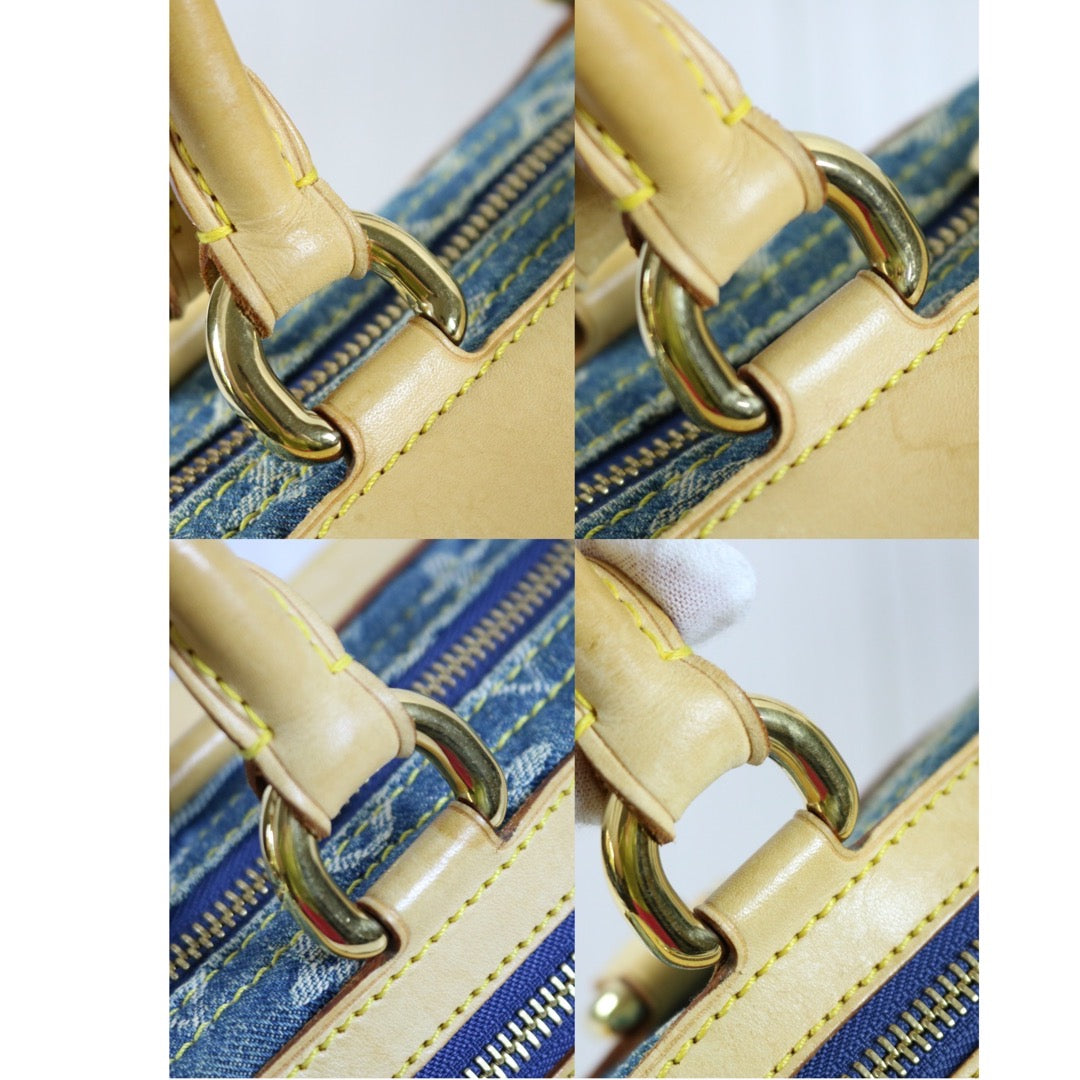 Rank AB ｜  LV Monogram Denim  Handbag   ｜S24040102