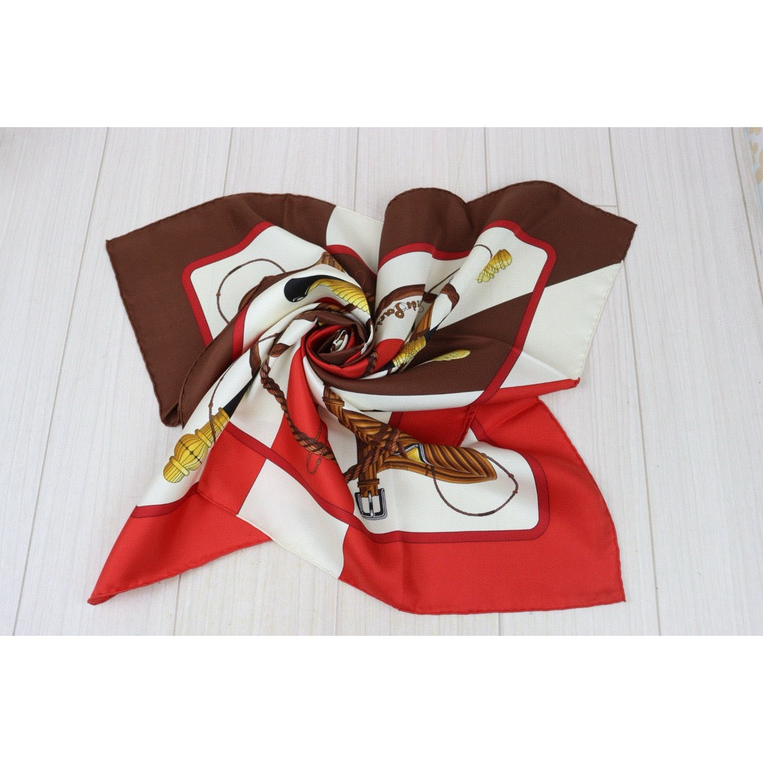 Very Good ( Rank A) ｜ HERMES Ribbon Scarf 90｜V24110744