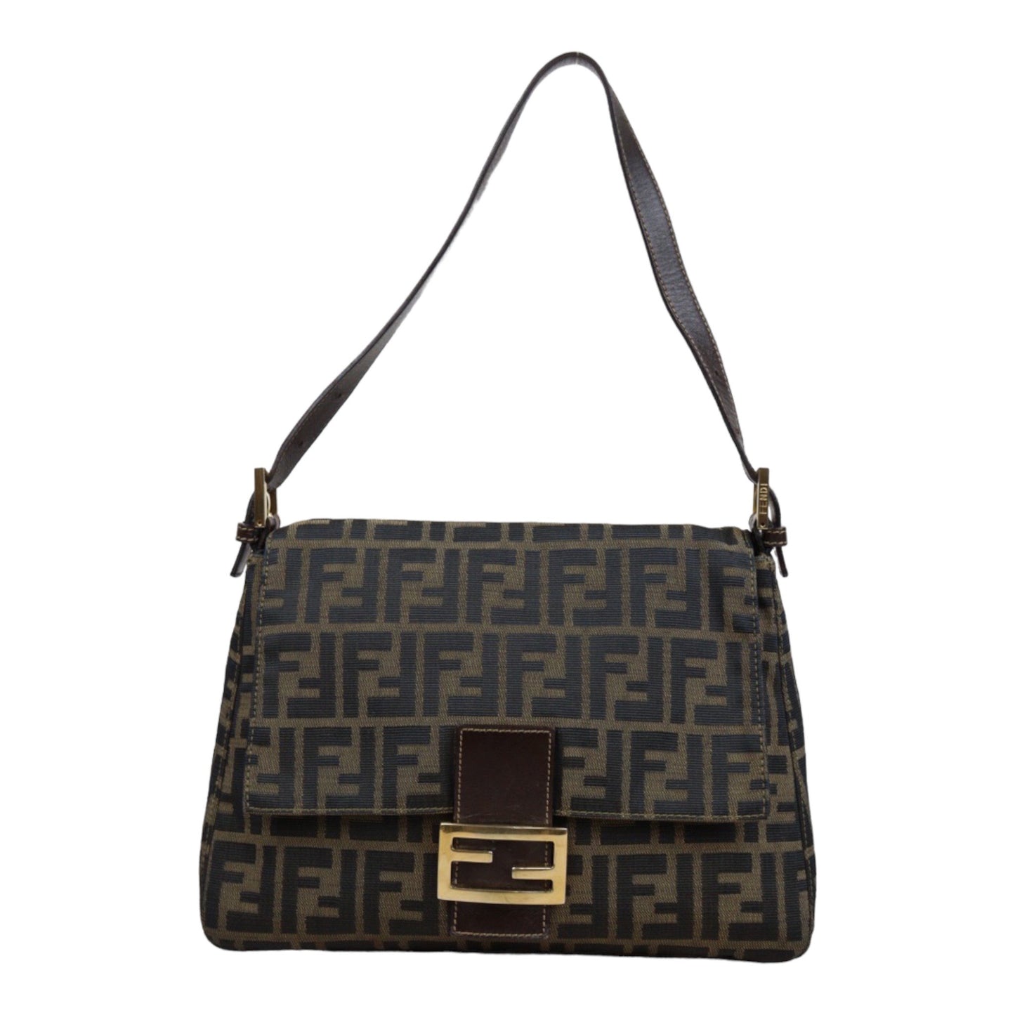 Rank AB｜ FENDI Zucca Mamma Baguette Shoulder Bag ｜24020517