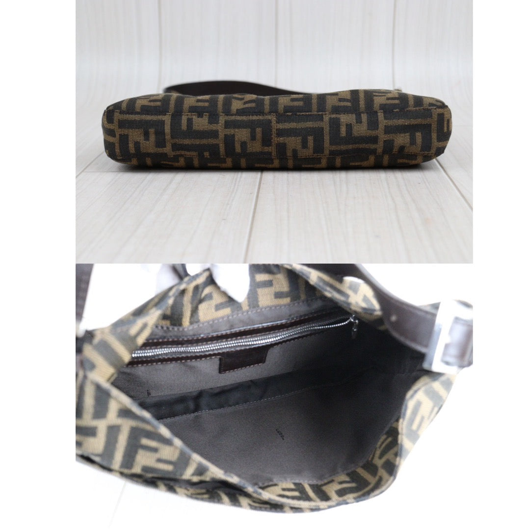 Rank A｜ FENDI Zucca Mamma Shoulder Bag ｜23112314