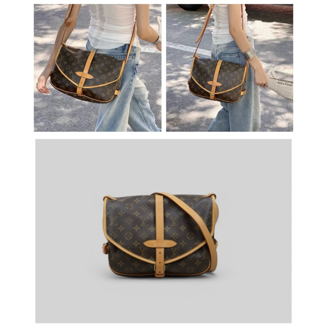 Good ( Rank AB)｜ LV Monogram Saumur 30 Shoulder Bag｜25031309