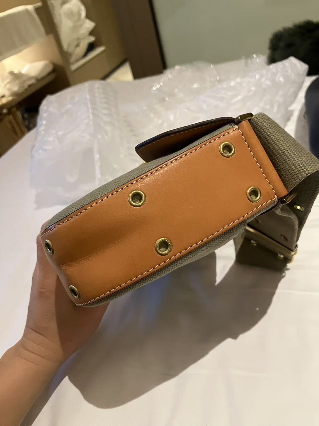 Dior Punk Canvas Shoulder Bag