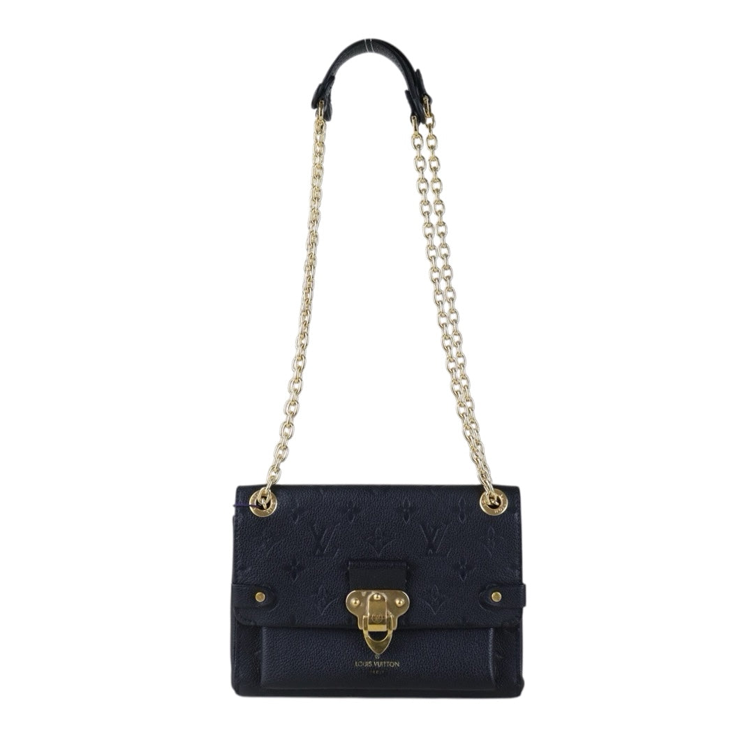 Include Entrupy Certificate of Authenticity｜Very Good ( Rank A) ｜Louis Vuitton Monogram Empreinte Vavin Leather Shoulder Bag Black IC Chips Model ｜S26051501