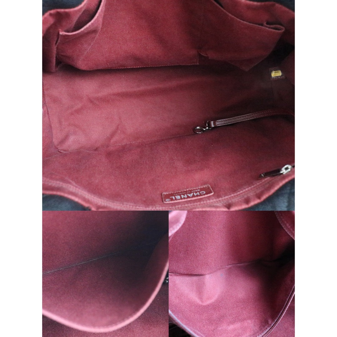 Include Entrupy Certificate of Authenticity｜Good ( Rank AB)｜ CHANEL Matrasse Caviar Skin Black  Chain Tote Bag Made In 2010-2011Year｜X26051805