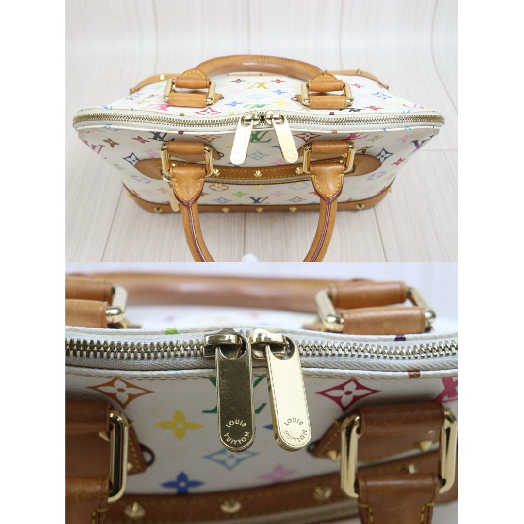 Include Entrupy Certificate of Authenticity｜Good ( Rank AB)｜ Louis Vuitton Takashi Murakam Multi Monogram Alma Handbag ｜26070305